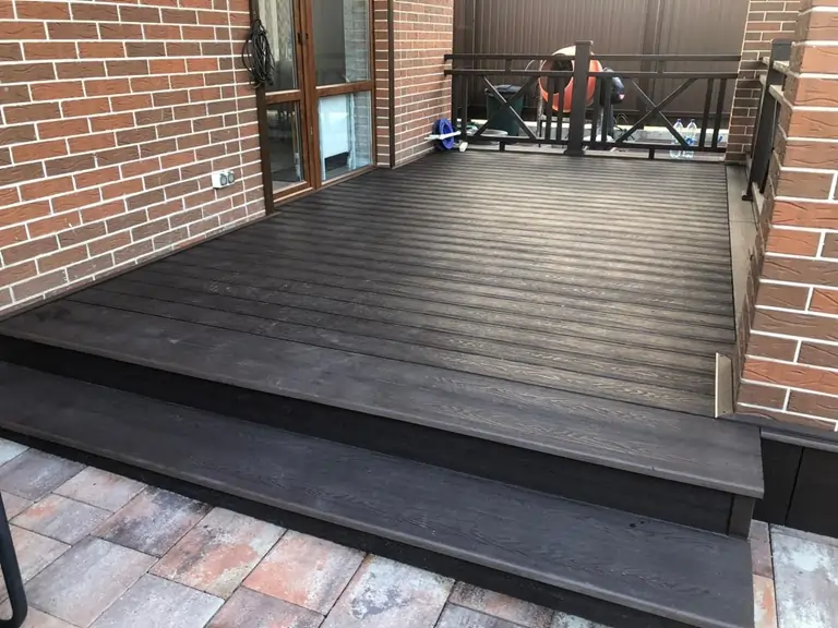 Монтаж террасной доски ДПК